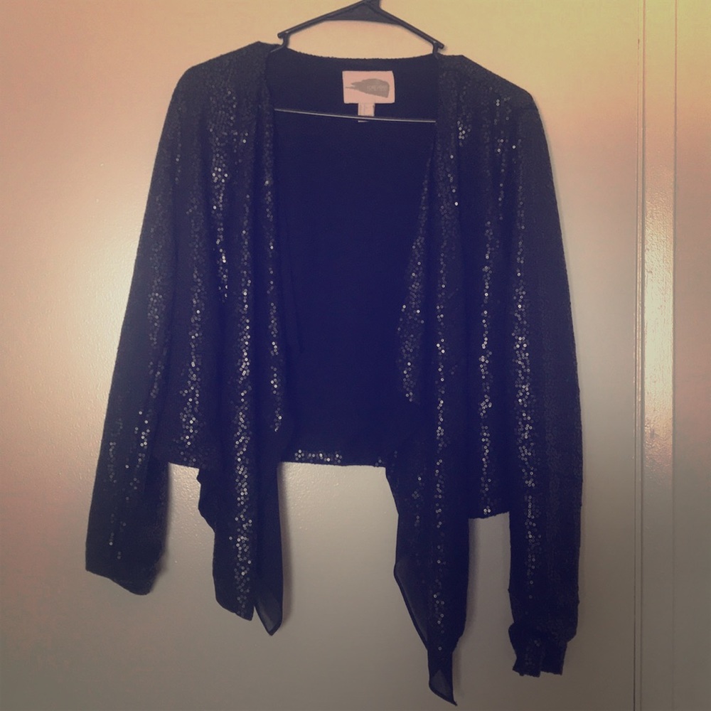 Black Sequined Blazer